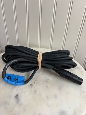 Peavey Black 20ft Microphone Cord/Cable 1/4” TS Male to XLR Female Musician #4